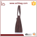 H-Quality Elegant Genuine Leather Lady Handbag With Messenger Bag